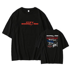 BORN TO BE Graphic Short-sleeved T-shirt
