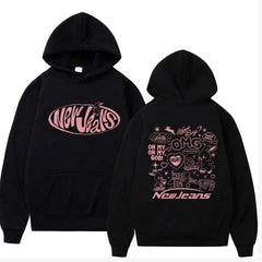 NJZ Printed Long-sleeved Casual Hoodie