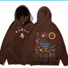KPOP Album Graphic Print Pullover Hoodie