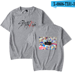 SKZ Pattern Print Short-sleeved T-shirt