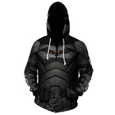 Unisex Bruce Wayne Cosplay Zip-up Hoodie