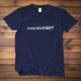 Unisex Stark Industries Print Loose Short-sleeved T-shirt