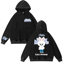 Vintage SKZ STAY in Our Little House Washed Hoodie
