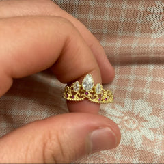Rapunzel Crown Ring