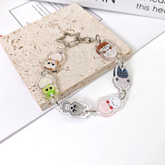 KPOP Cartoon Double-sided Keychain Schoolbag Pendant