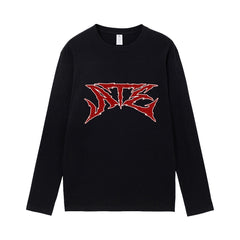 Unisex Kpop ATE Crew Neck Long-sleeved T-shirt