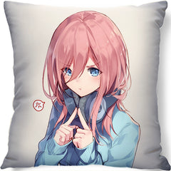 Nakano Anime Throw Pillow