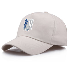 Leisure Anime Logo Print Baseball Cap