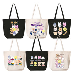 Kpop Doll Tote Canvas Portable Bag