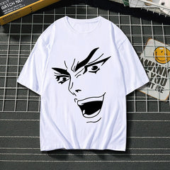 Jojo Anime Graphic Cotton Short Sleeve T-Shirt