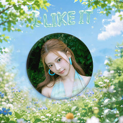 BM "I LIKE IT" Badge Mirror Keychain