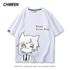 Trendy Anime Graphic Cotton Loose T-Shirt