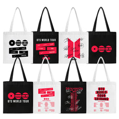 BANGTAN WORLD TOUR ARIRANG Canvas Zipper Tote Bag