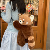Red Panda Plush Bag