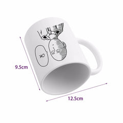 Creative Anime Print Ceramic White Mug