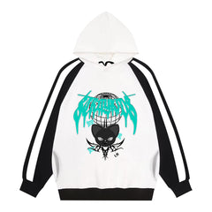 Cute KPOP Evil Doll Printed Pocket Hoodie
