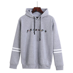 Unisex Casual Friends Print Loose Hoodie