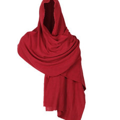 Vintage Medieval Knight Hooded Cloak Shawl