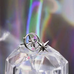 Kpop Compass Stud Earrings