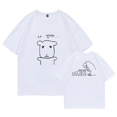 Haewon BAE Round Neck Printed T-shirt