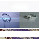 S925 Sterling Silver Anime Cos Ring