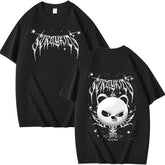 Unisex Kpop Evil Jiniret Print Short Sleeve T-shirt