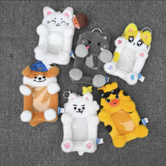 ENCHIN Plush Card Holder Keychain