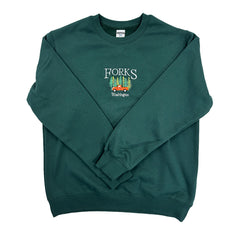Vintage Forks Washington Embroidered Sweatshirt