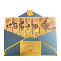 Anime Gold Foil Commemorative Bank Notes