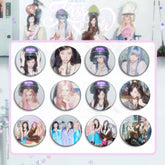AE "KISS N TELL" Badge Mirror Keychain