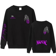 Unisex Kpop MANIAC Letter Printed Hoodie Pants