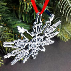Funny Snowflake Ornament