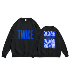 Twice THIS IS FOR Logo Fleece Crew Neck Sweatshirt