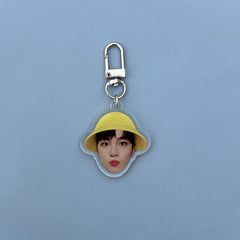 KPOP Yellow Hat KeyChain Pendant