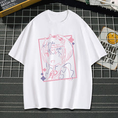 Rem Anime Loose Cotton Short Sleeve T-shirt