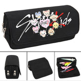 SKZ Pattern Double-layer Pencil Case