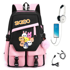SKZ Pattern Travel Backpack