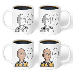 Creative Anime Print Ceramic White Mug