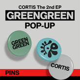 CORTIS "GREENGREEN" Badge Mirror Keychain