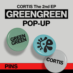 CORTIS "GREENGREEN" Badge Mirror Keychain