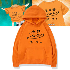 Casual Anime Print Pullover Hoodie