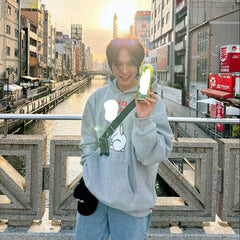 Lee Know Funny Loose Pullover Hoodie