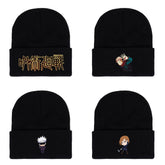 Cute Anime Print Warm Knitted Hat