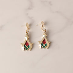 Retro Game Yae Miko Cos Earrings