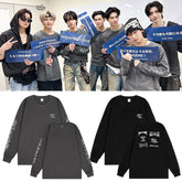 KPOP WalkTheLine Cotton Long Sleeve T-Shirt