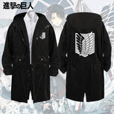 Chic Anime Titan Medium Long Windbreaker Jacket