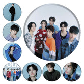 BND Magazine Badge Mirror Keychain