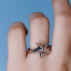 KPOP Logo Opening Adjustable Ring