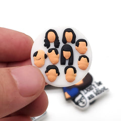 The Office Croc Decorative Charms