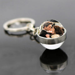 Versatile Double-sided Twilight Keychain Pendant